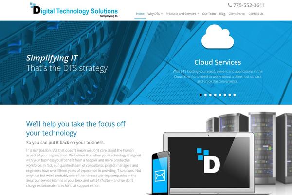 Phoenix Child theme site design template sample