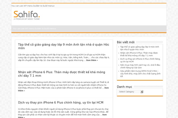 Blog1 theme site design template sample