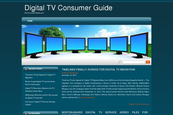 Skyline theme site design template sample