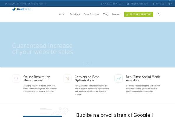 SEOWP theme site design template sample