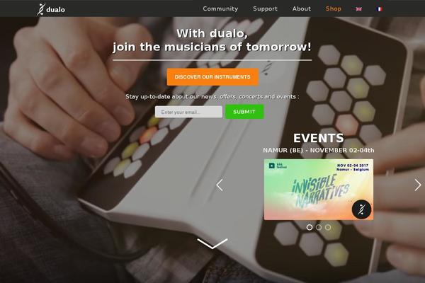 Salient Child theme site design template sample