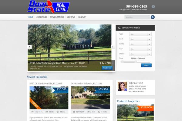 Locality theme site design template sample