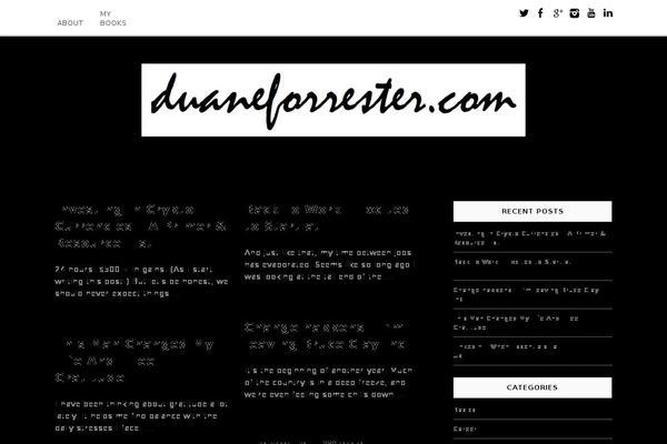 Pro Blogg theme site design template sample