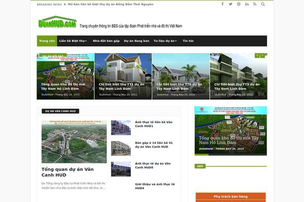 Magic Mag theme site design template sample