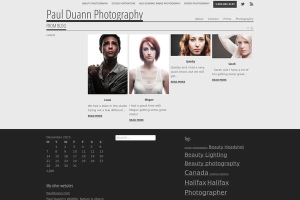 Albedo theme site design template sample
