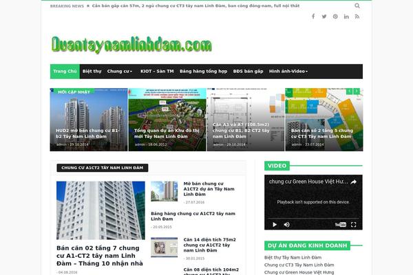 Magic Mag theme site design template sample