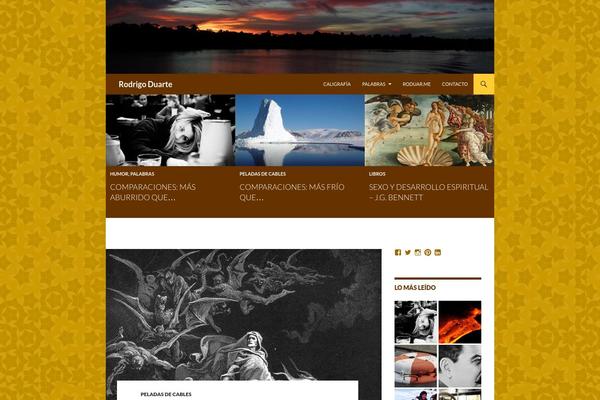 Lovecraft theme site design template sample