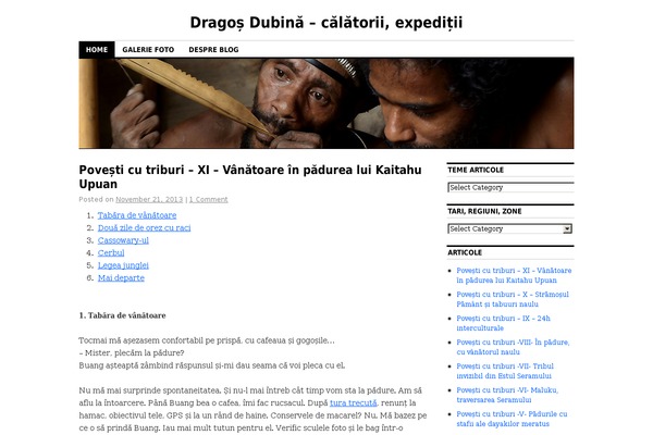 Adventurous theme site design template sample