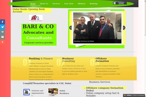 Carbon theme site design template sample