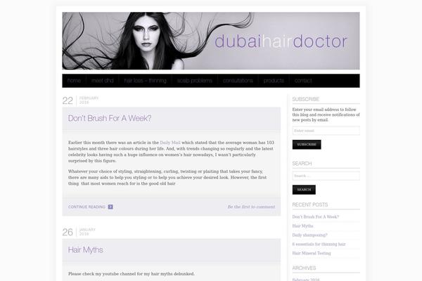 Sunspot theme site design template sample