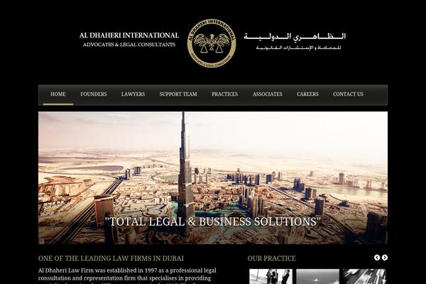 Adi theme site design template sample