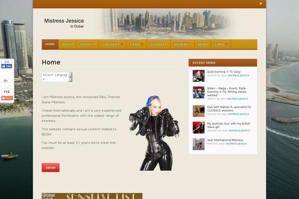 dubaimistressjessica.com site used Fearless Child