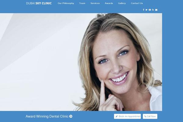 Zephyr-child theme site design template sample