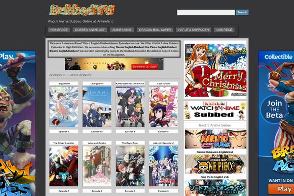 Videostream theme site design template sample