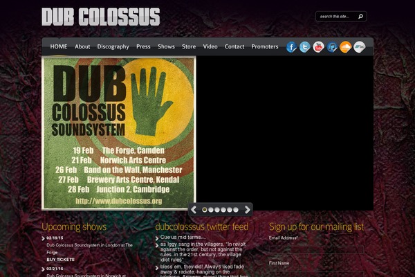 Myband theme site design template sample