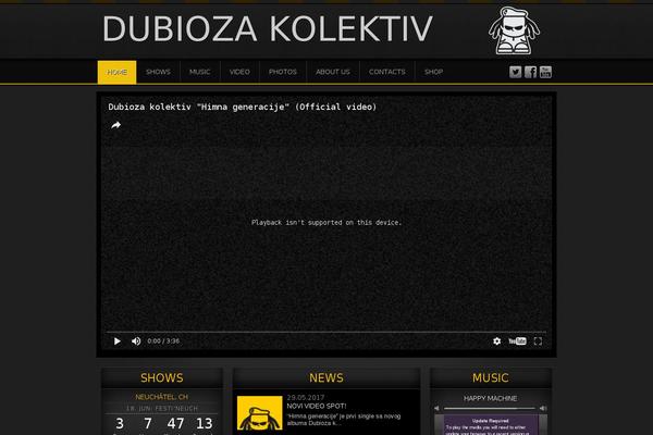 dubioza.org site used Dk_theme_2019