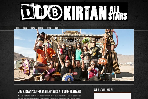 Dark-n-gritty theme site design template sample