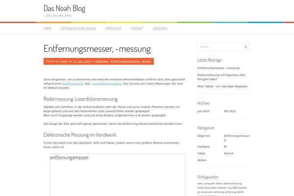 Patus theme site design template sample