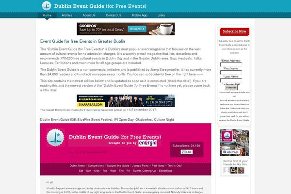 Dublin theme site design template sample