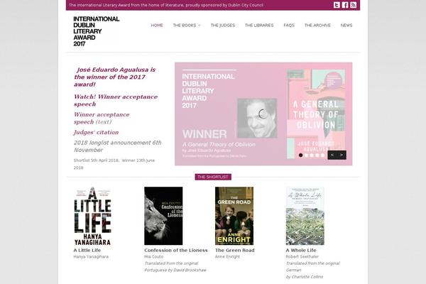 Dla theme site design template sample