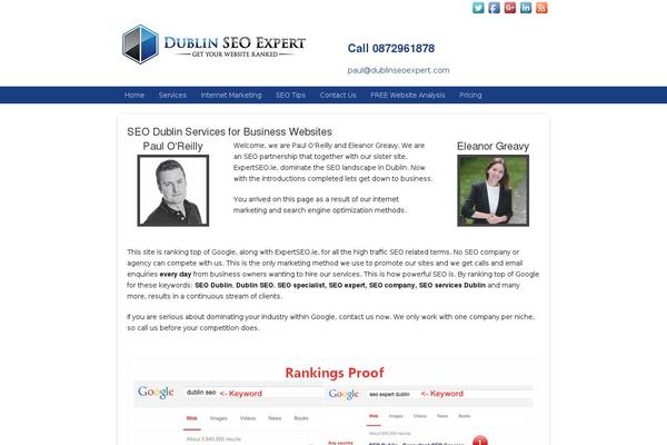 Catalyst theme site design template sample