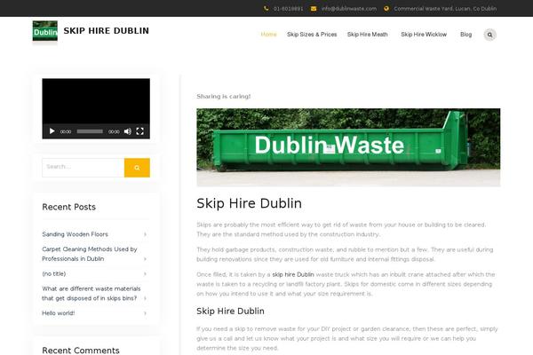 Twenty Fifteen theme site design template sample