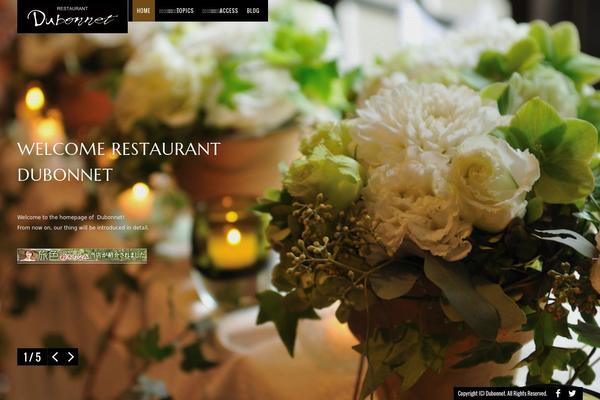 Ablaze theme site design template sample