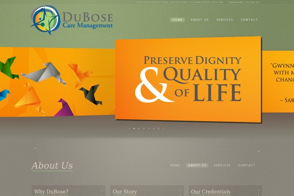 Davinci theme site design template sample
