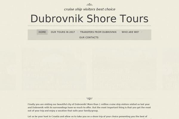 Announcement theme site design template sample