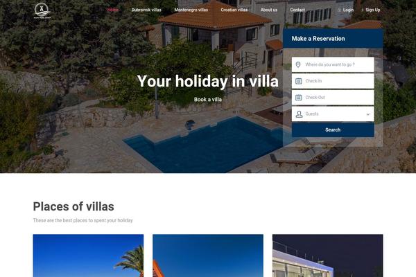 Site using Rentals-gutenberg plugin