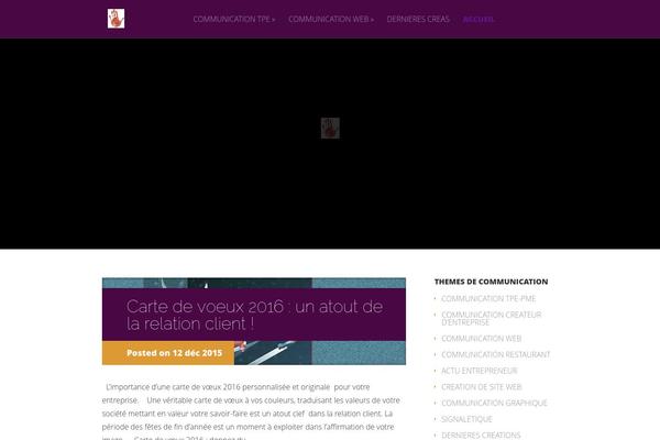 Vertex theme site design template sample