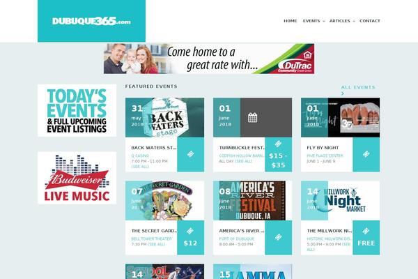 Eventica-wp theme site design template sample