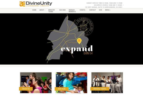 NativeChurch theme site design template sample