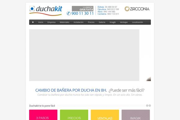 Aqua theme site design template sample