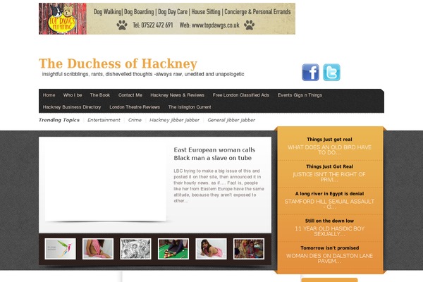 Arts and Culture theme site design template sample
