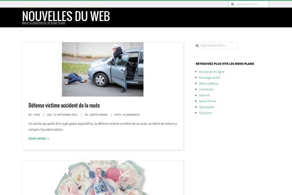 Dispatch theme site design template sample