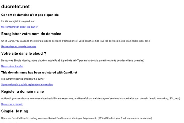 ducretet.net site used iFeature