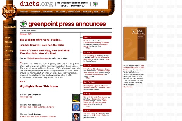 ducts theme websites examples