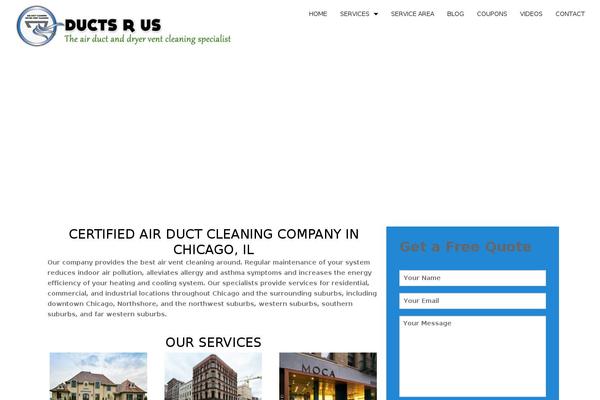 Freshair theme site design template sample