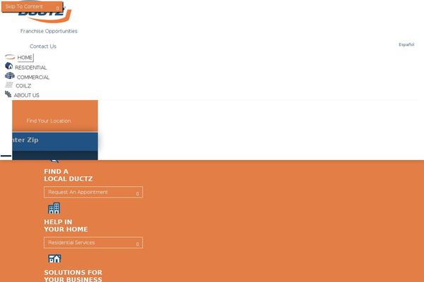 Site using WP Store Locator plugin