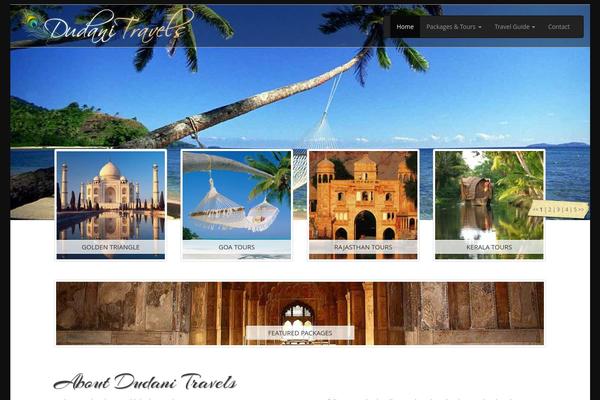 Building blocks theme site design template sample