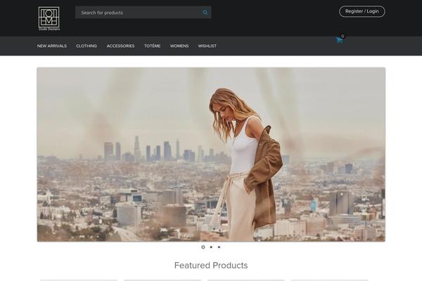 dudedezigns.com site used Ecommerce-market