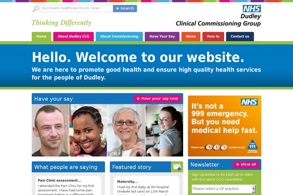 dudleyccg.nhs.uk site used Ccg