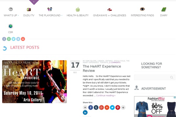 Maestro theme site design template sample