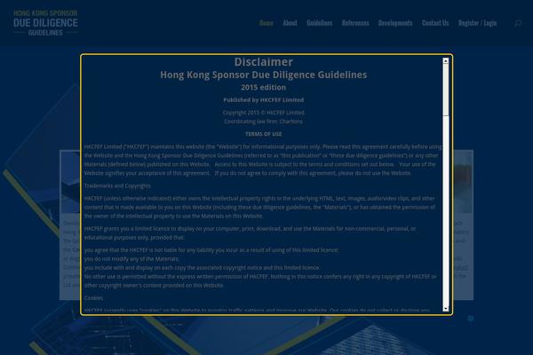 duediligenceguidelines.com site used Ddg
