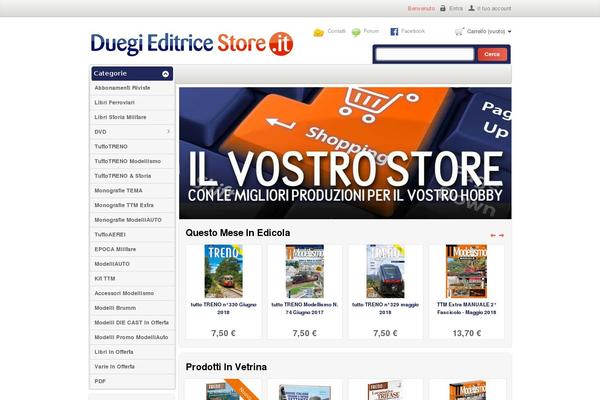 duegieditricestore.it site used Duegi