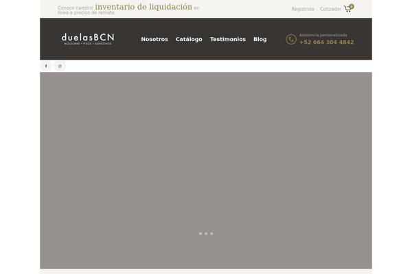Mahogany theme site design template sample