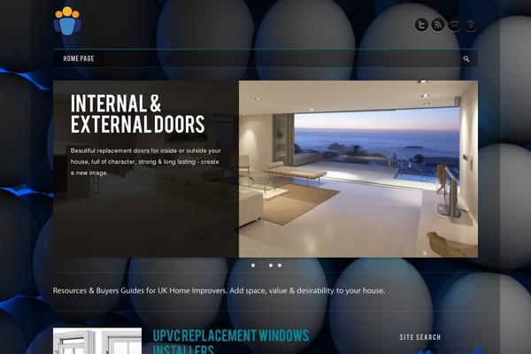 Elegance theme site design template sample