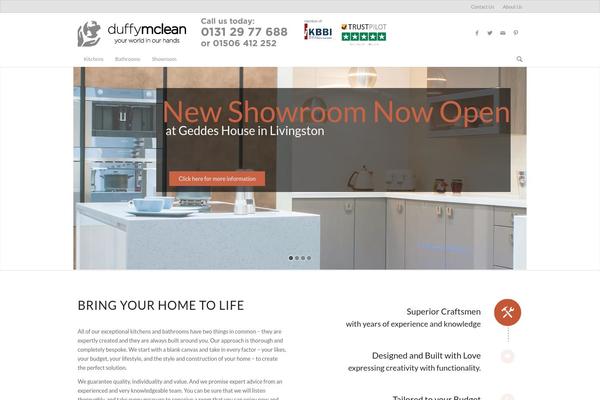 Enfold theme site design template sample