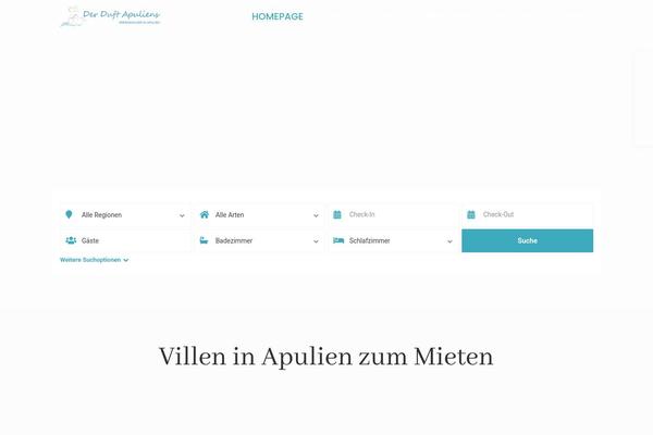Site using Rentals-gutenberg plugin
